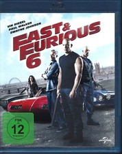 FAST & FURIOUS 6 - mit Vin Diesel und Paul Walker & The Rock-Blu Ray - Neuwertig