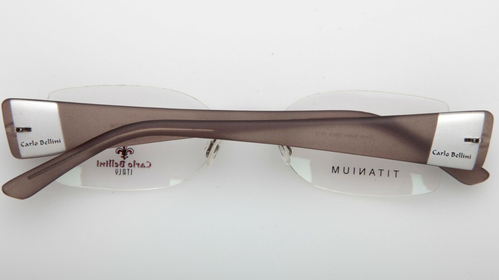 NEW Carlo Bellini CB 7312 C92 GUNMETAL EYEGLASSES TITANIUM 53-19-140mm Italy Niska cena