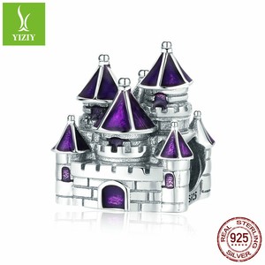 Fairytale Princess Castle Charm Bead For Women For Teen 925 Sterling Silver Fits European Charm Bracelet Fairytale Princess Castle Charm Bead For Women For Teen 925 Sterling Silver Fits European Charm Bracelet