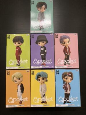 BTS TinyTAN Q Posket A color 7 types Complete Banpresto
