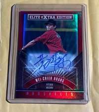 Wei-Chieh Huang 2015 Panini Elite Extra Edition Rookie Auto