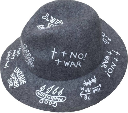 Vintage Fedora Hut Graffiti Wollfilz Fedora Cloche Hut formell Fedora Hut Freizeit - Bild 6 von 11