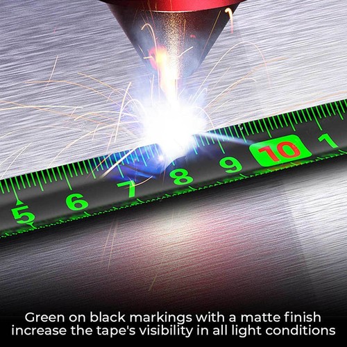 10M X 25Mm Fluorescent Steel Tape Measure Precision Self-Lock Measuring Tape - Bild 12 von 12
