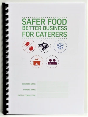 HARMONYDELTA PUBLISHING Safer Food Better Business Caterers 2026 SFBB + 13 Month Diary +Temp in 1 Book.