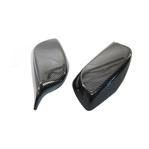 M Style Carbon Fiber Side Rearview Mirror Cover Caps For 2004-2007 BMW E60 E61 - Picture 4 of 7