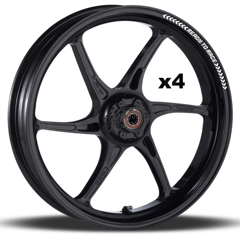 KTM READY TO RACE Wheel Rim Stickers Decals - super duke exc 790 890 1190 1290 r - Image 4 of 4