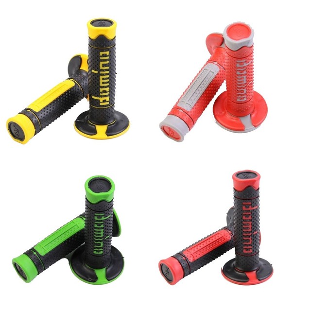 Pair 7/8" Motorcycle Hand Grips Pit Dirt Bike 22mm Handle Bar Grip Off