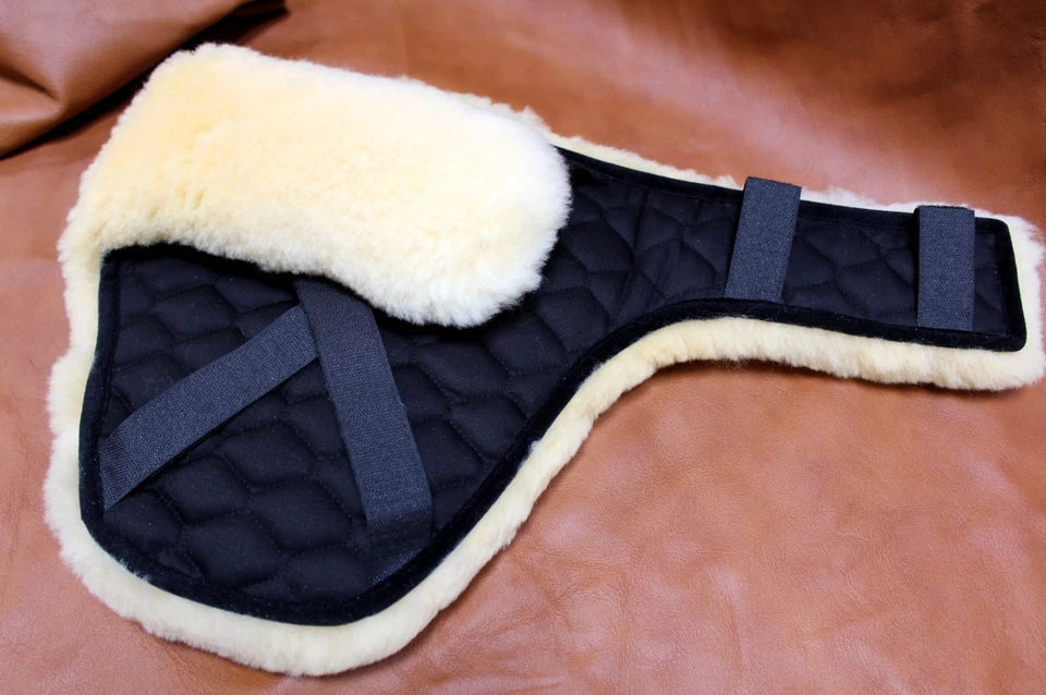 Echt Lammfell Unterlage für Stollengurt, Latzgurt, Stollenschutz, Gurtschoner - Bild 2 von 2