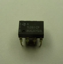 Lot of 4, TL081CP FET-Input Single Operational Amplifiers Single Supply, DIP IC