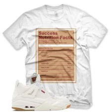 New SUCCESS FACTS T Shirt for J1 4 NRG White Denim Black 