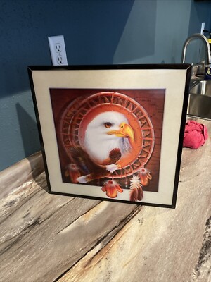 3-D Art Eagle pictures . Wall Decor 15.5x15.5 Inches Really cool