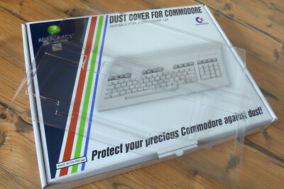 Commodore 128  Abdeckung , NEU.   Commodore 128 Dust cover , NEW