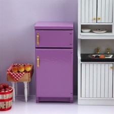 Dollhouse Miniature 1/12 Scale Refrigerator Fridge Freezer Kitchen Furniture