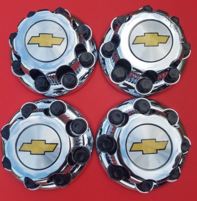 #ad #ad 4 PCS New Chevy Express Van 2500 3500 CHROME Center Hub Caps # 9597163 8 LUGS $59.99