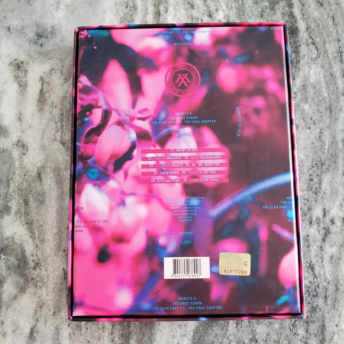 MONSTA X - BEAUTIFUL 1st Album BEAUTIFUL Version KPop Music CD