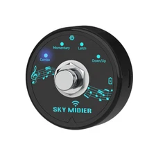 Mini Wireless BT Foot Pedal MIDI Controller Ultra-Low Latency Rechargeable D9S1