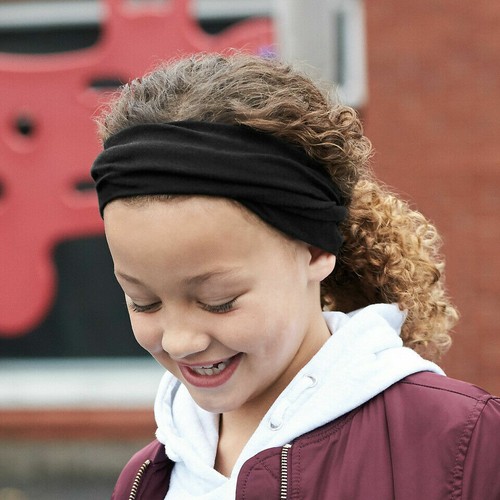 Kids Face Shield Childrens Neck Snood Scarf Headband Mask Beechfield Original - Picture 3 of 10