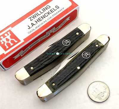 Zwilling J.A. Henckels Solingen Germany RARE 4Blades Stockman