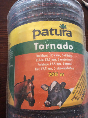 Patura Tornado Polytape 12,5 mm - Elektrozaunband/-draht - 200 m Spule