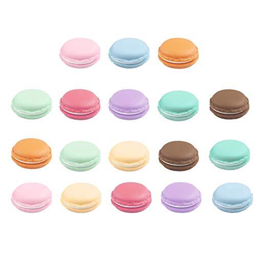 junao 18 Pezzi Scatola Mini Macaron Gioielli, Macaron Scatola di (Q6x)