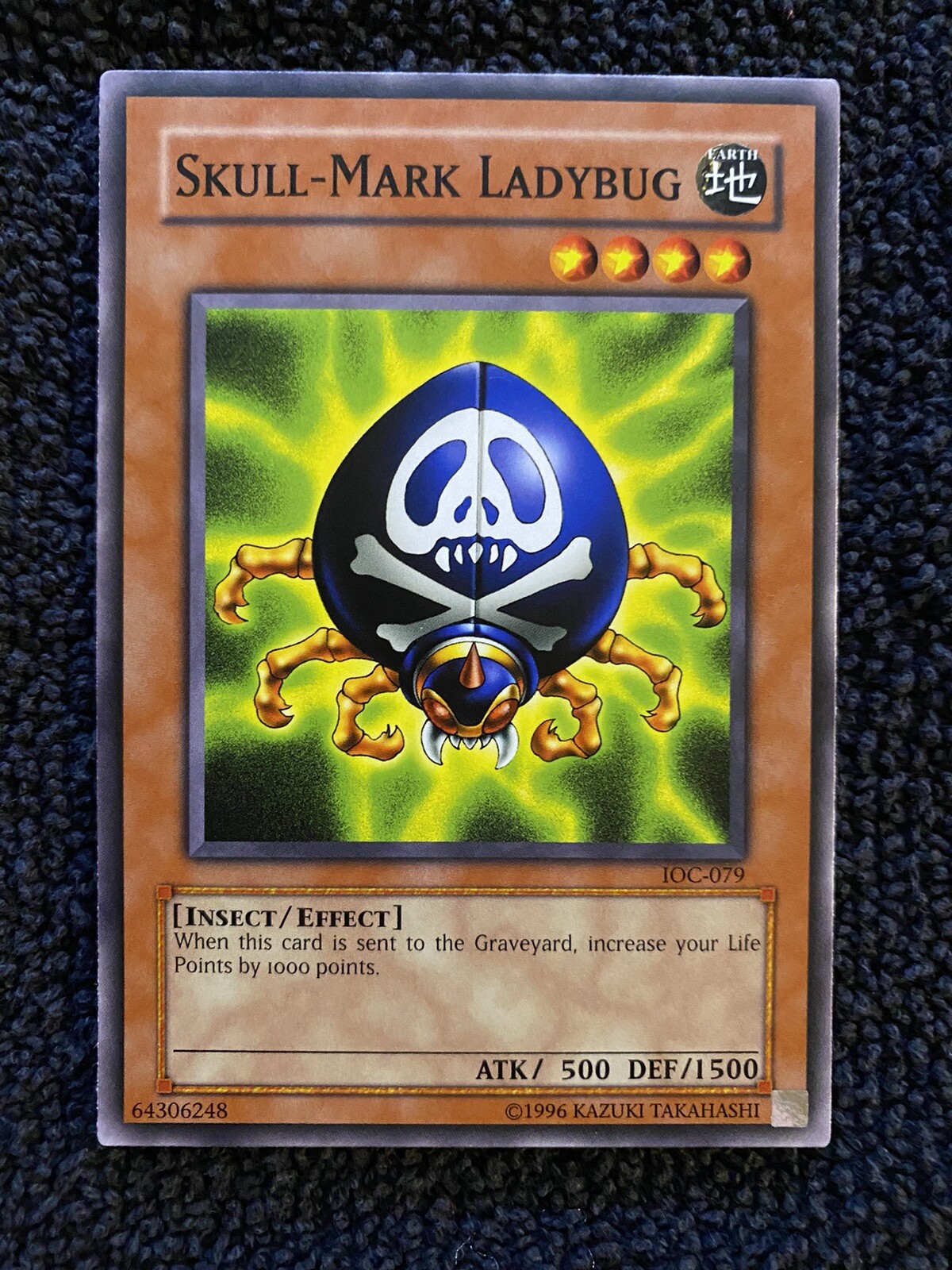 YuGiOh! SkullMark Ladybug Invasion of Chaos IOC079 Common Unlimited