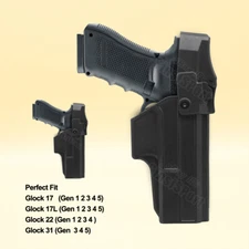 Level 3 Duty Holster for Glock 31 G17 G22 17M 17C 9mm 40 357 SIG Pistol