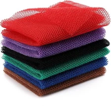 BTYMS 6 Pieces African Net Sponge Long Exfoliating Multi Color 