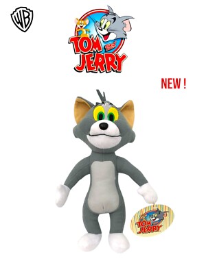 Tom & Jerry Tom The Cat 11'' Plush w/Tags 2019 Warner Bros. Toy Factory - New !