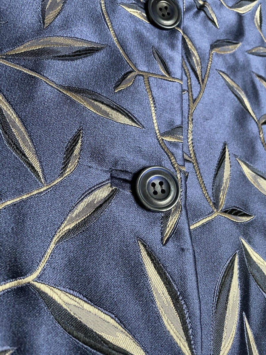 Prada Vintage Spring 1997 Purple Silk Bamboo Leaf Print Prada Vintage Spring 1997 Purple Silk Bamboo Leaf Print