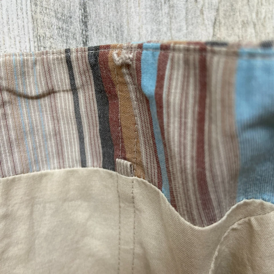 Vestido para mujer TWENTY8TWELVE talla 4 sin tirantes calce y acampanado falda plisada a rayas Foto 4 de 4