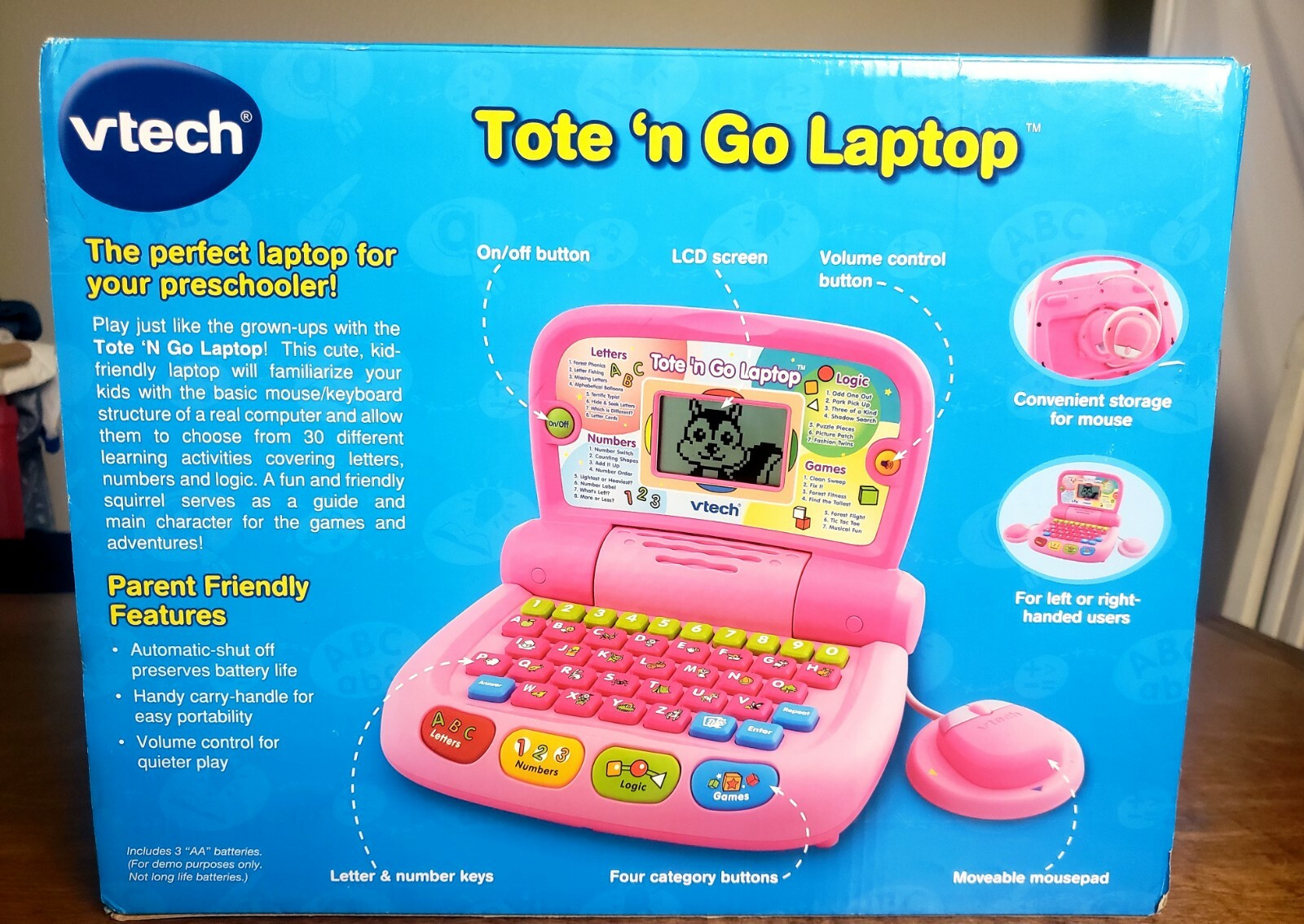 kids learning toys - VTech Tote and Go Laptop for Age Range: 3-6