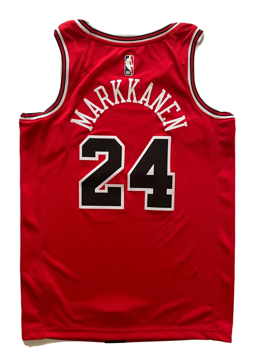 Chicago bulls hotsell markkanen jersey