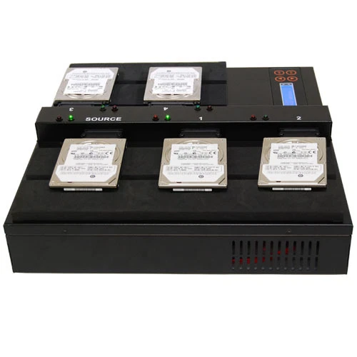 Systor 1:4 Flatbed SATA Hard Disk Drive HDD SSD Duplicator Sanitizer 36GB/Min - Image 3 of 4