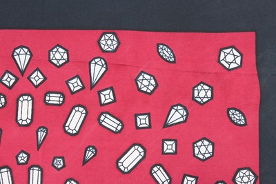 Foulard Vintage En Soie ROBERTA DI CAMERINO Paris - Beige, 85x86 Cm, Occasion