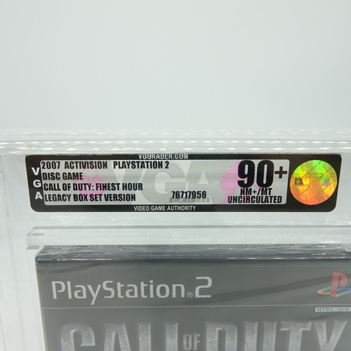 Call of Duty: Finest Hour (PS2 Playstation 2) VGA 90+ NM+/MY Graded Sealed New - Picture 6 of 6
