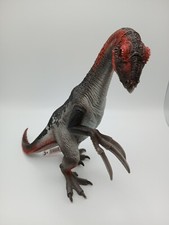 Schleich Therizinosaurus Dinosaur 7.5" Toy figure Red Grey Black For Parts