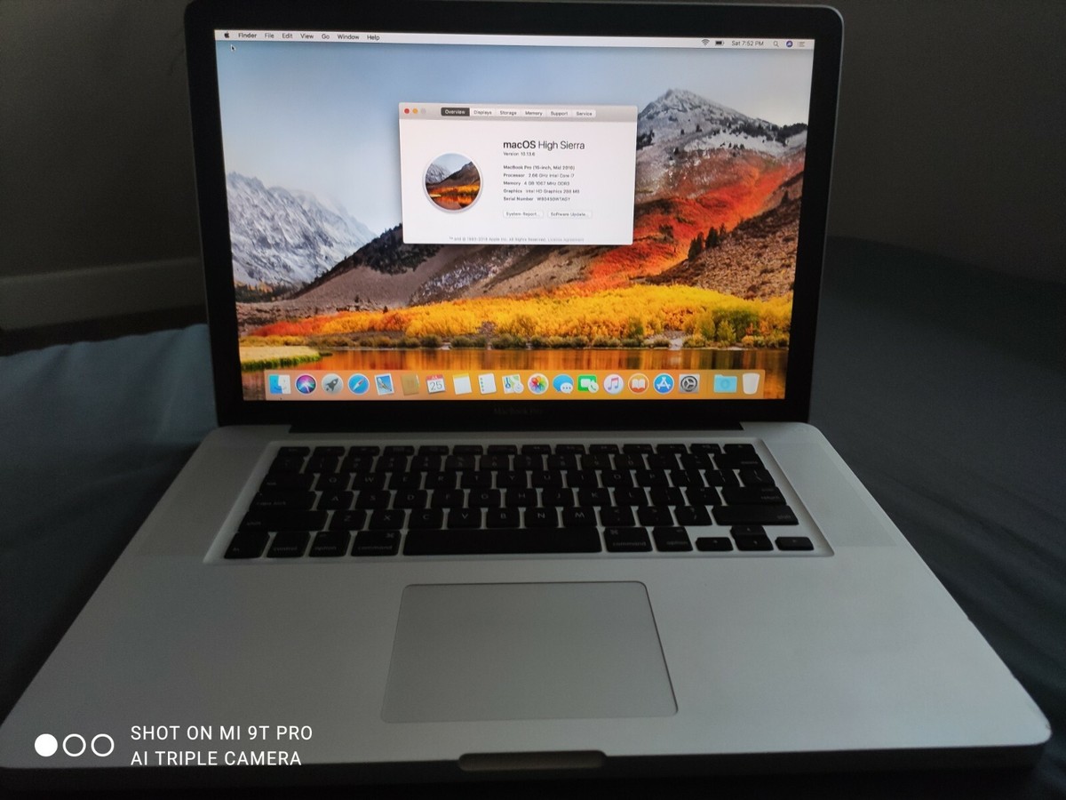 Apple Macbook Pro 15-inch - Intel Core 2.66 Ghz i7 - 4GB - 500GB