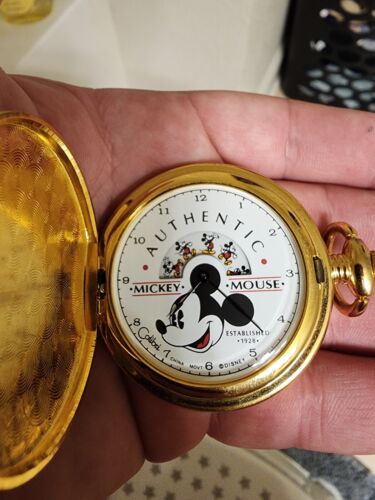 Extremely Rare Colibri Mickey Mouse Pocket Watch - 第 1/2 張圖片