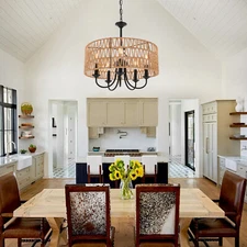Ceiling Light Fixture 5-Light Pendant Chandelier Chandeliers for Dining Room