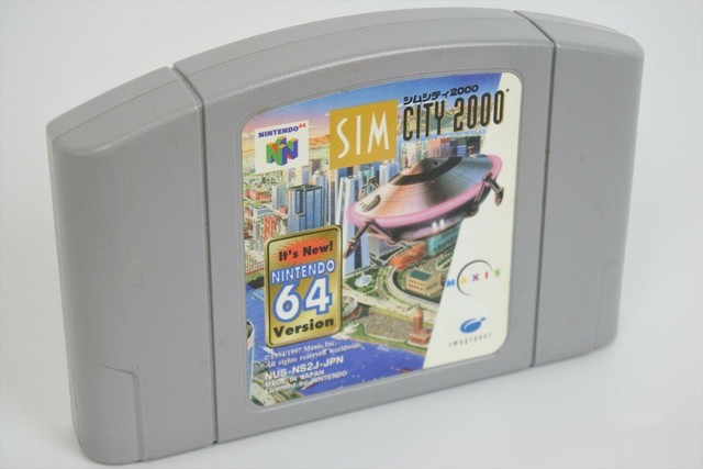 Nintendo 64 Sim City 2000 Cartridge Only Japan N6 For Sale Online