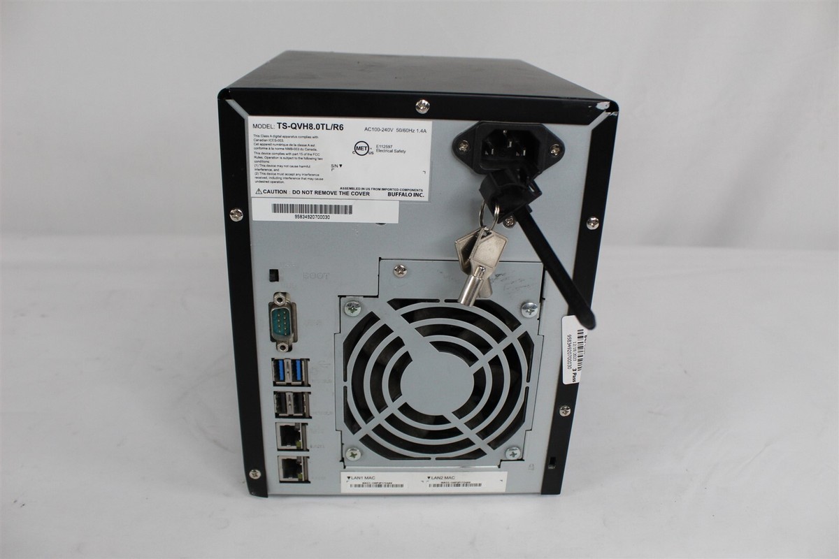NAS　TS-QVHL/6　BUFFALO Buffalo TeraStation TS-QVHL/R6 Intel Atom D510 Quad SATA 6TB