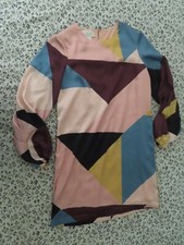anthropologie corey lynn calter dress abstract colorblock XS NWT made in usa
