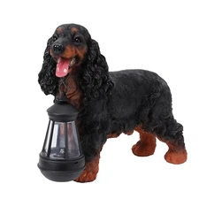 Afirst Solar Dog Statue Garden Decor- Outdoor Decor with Solar Lantern Lovely...