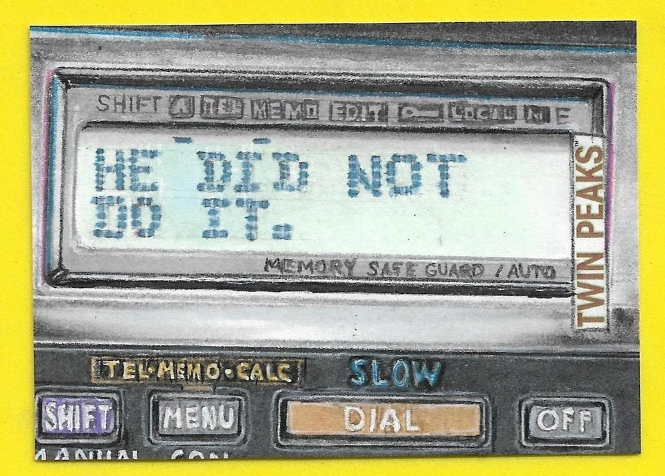 Twin Peaks The Log Lady Chronicles Sketch Card by Artist Adam & Bekah Cleveland - Image 3 of 3