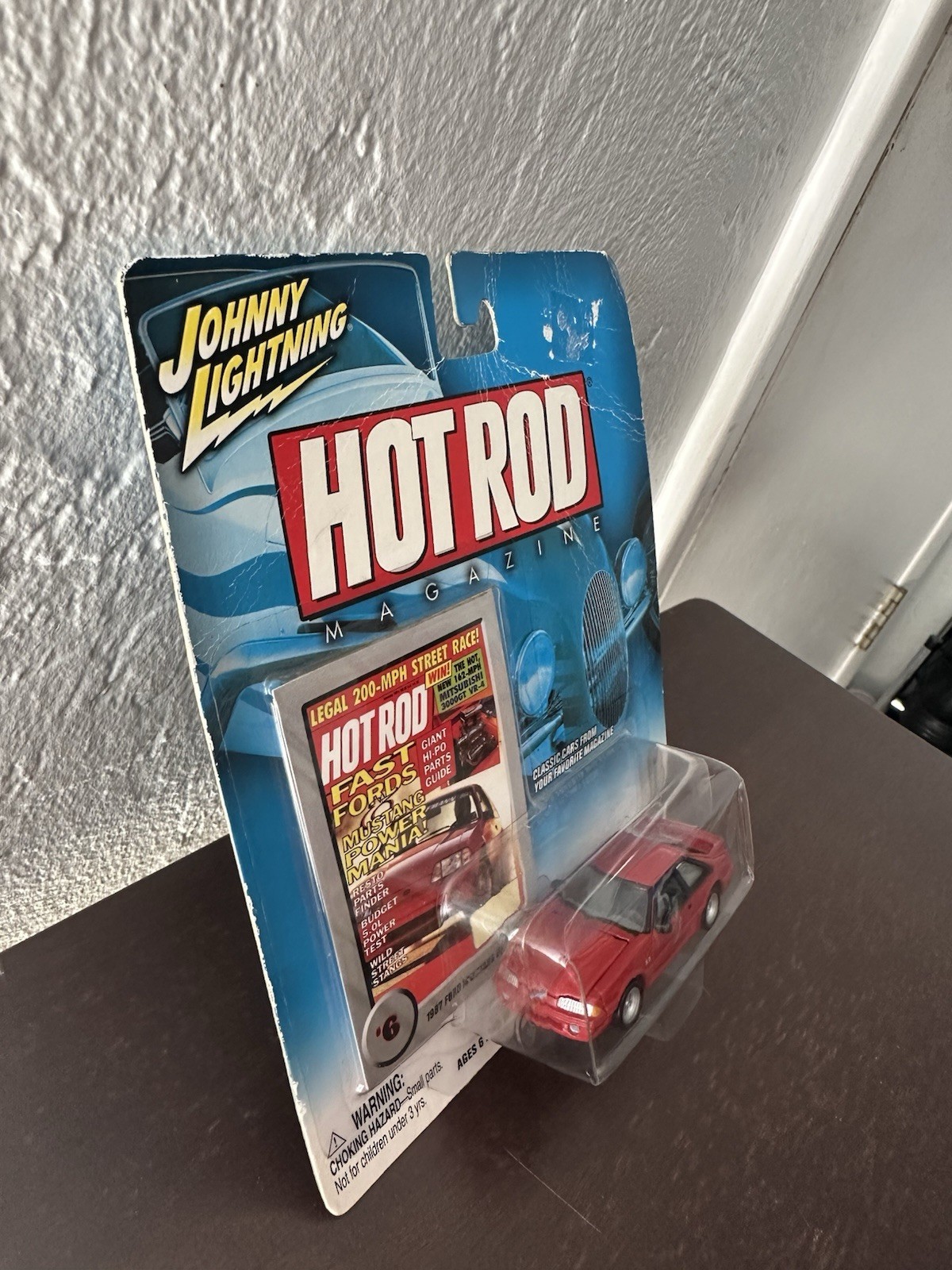 Johnny Lightning Hot Rod Magazine 1987 Ford Mustang GT #6 Fast Ford