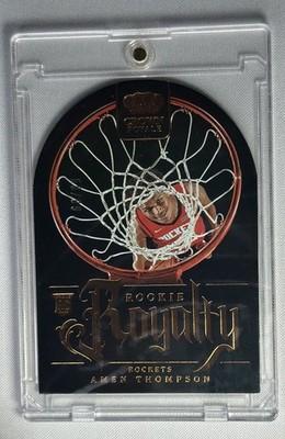 2023-24 Crown Royale Rookie Royalty 63/99  Die Cut Amen Thompson Houston Rockets