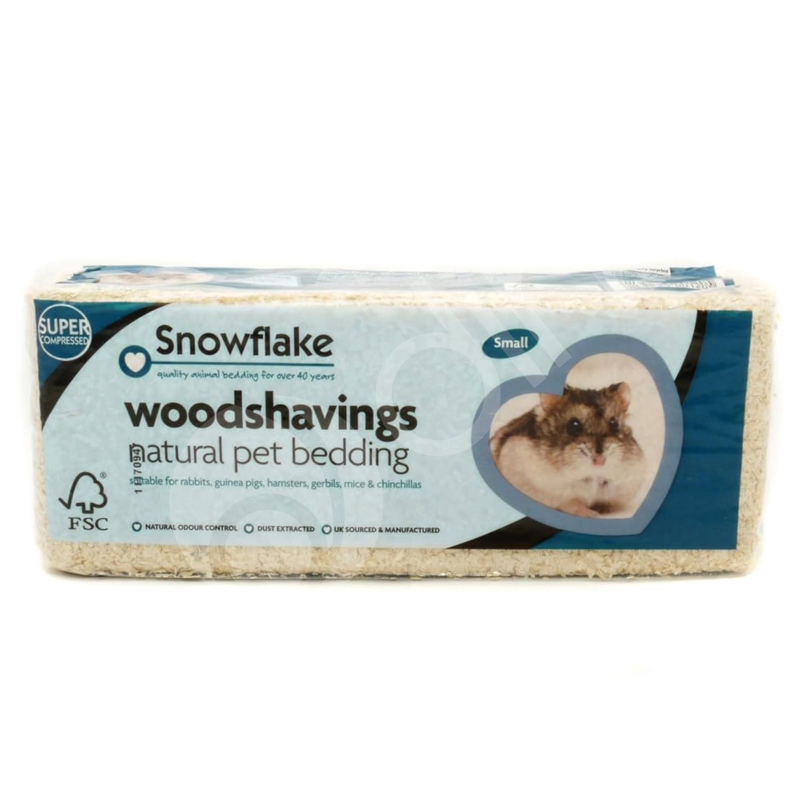 Snowflake Wood Shavings Natural Ped Bedding - Small 1Kg