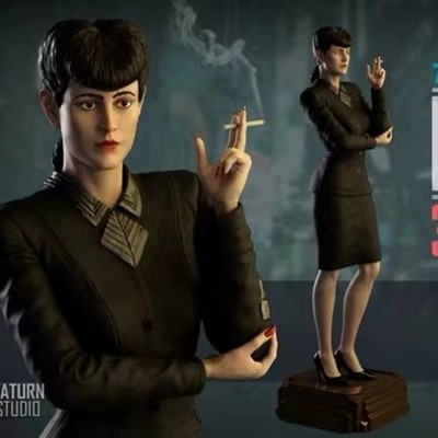 1/24-88mm Scale Resin Figure Model Kit Killer Hero Rachel Unassembled, Unpainted