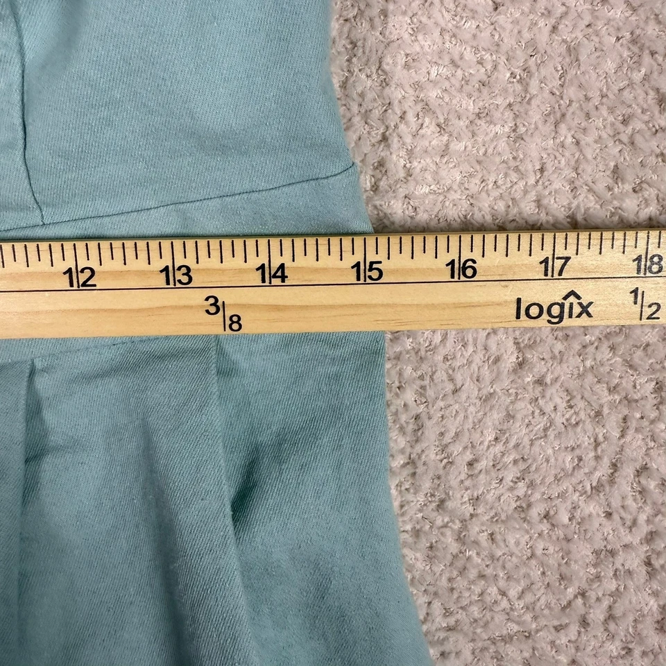 Mameluco Denim by Flying Tomato para mujer azul medio con volantes fuera del hombro informal Foto 4 de 4