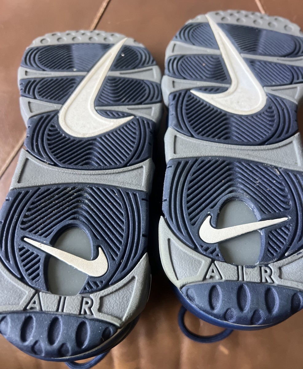 Nike Air More Uptempo '96 Grey & Navy Georgetown Hoyas Men's 12